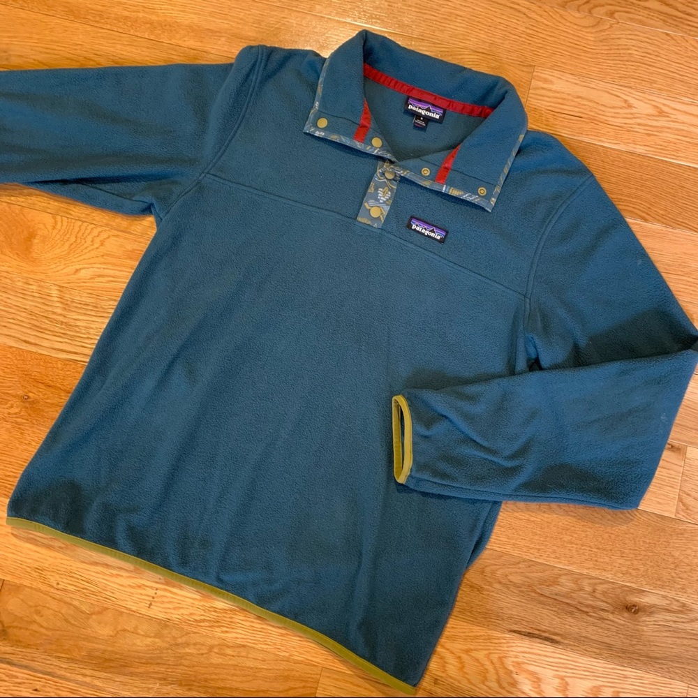 Patagonia Micro Fleece T Snap Forest Green
